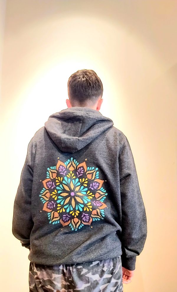 Sudadera Kilig de algodón 100% ecológica Pintada a Mano