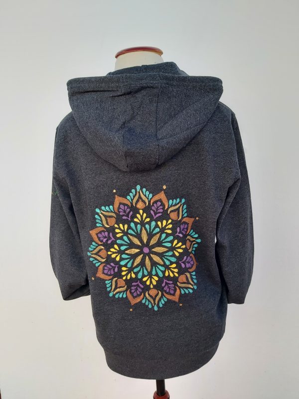 Sudadera Kilig de algodón 100% ecológica Pintada a Mano